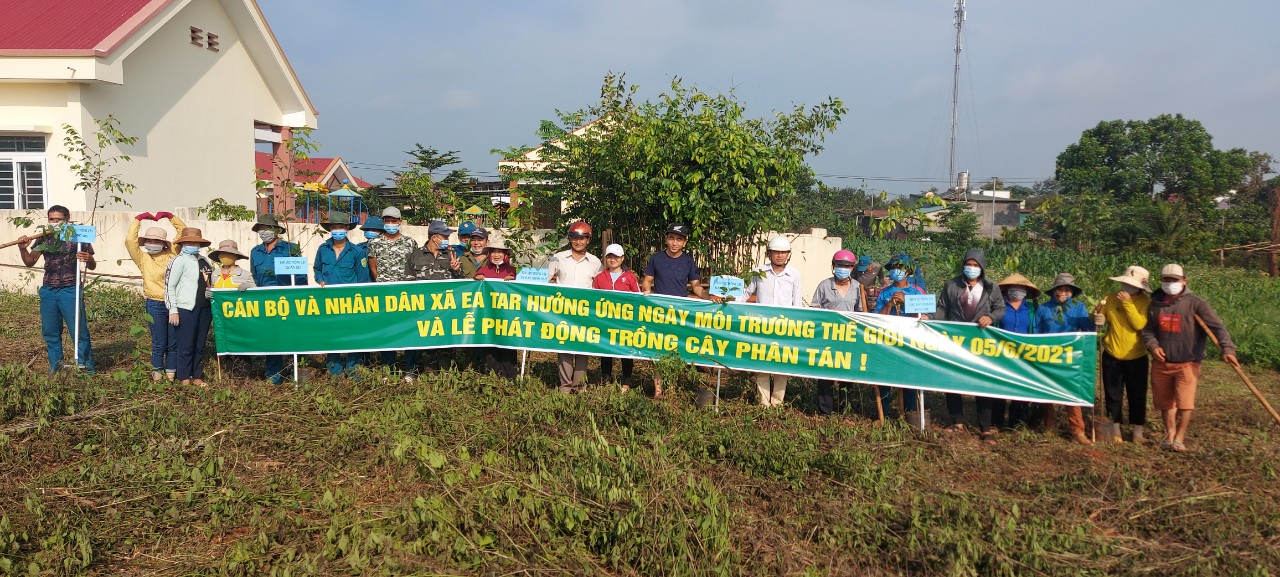 Phát động lễ trồng cây trên địa bàn xã Ea Tar